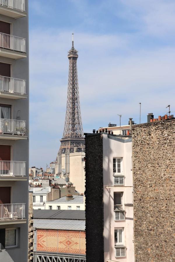 Superb Apartment With Balcony & Eiffel Tower View 파리 외부 사진